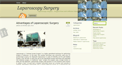 Desktop Screenshot of laparoscopysurgery.org