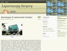 Tablet Screenshot of laparoscopysurgery.org